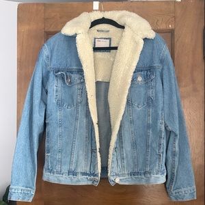 ASOS Sherpa Lined Jean Jacket